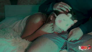 Mən пробуждаю öz мачеху onun yuxu və кончаю ona ağız! 4k